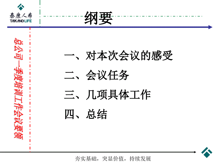 泰康人寿一季度工作会议汇报材料_第2页