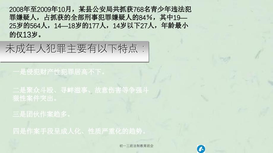 初一三班法制教育班会课件_第4页