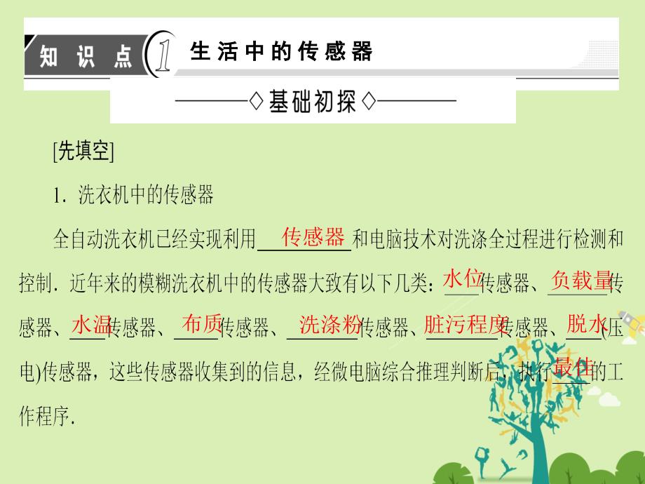 高中物理 第3章 传感器 3+4 生活中的传感器 简单的光控和温控电路（选学）课件 教科版选修3-2_第3页