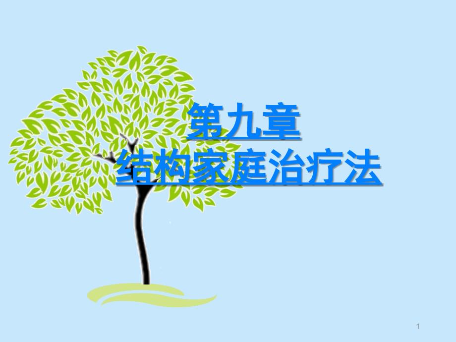 第九章结构家庭治疗模式_第1页