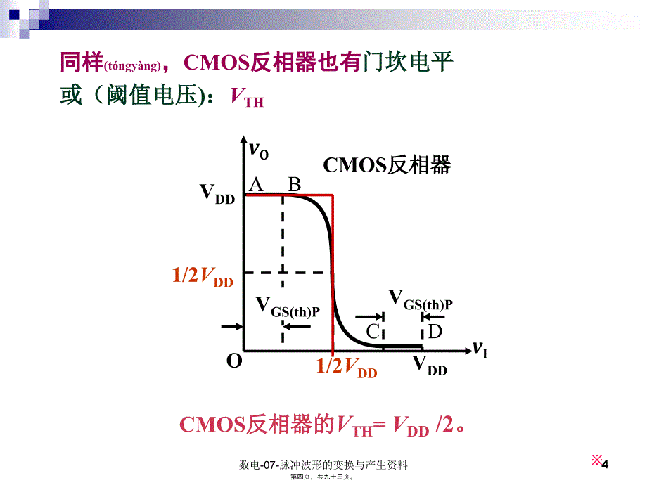 数电-07-脉冲波形的变换与产生资料课件_第4页