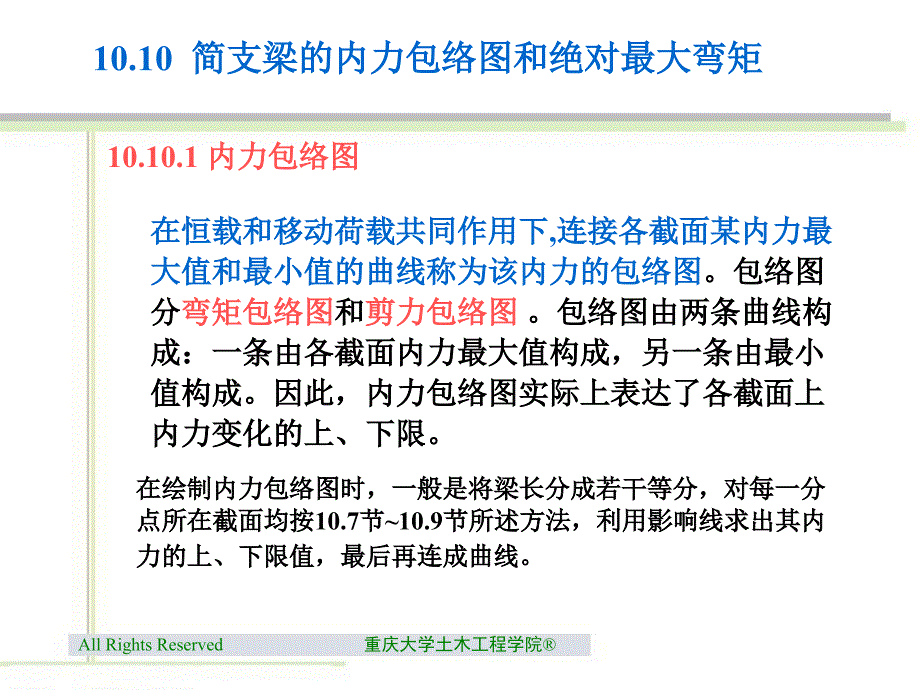 10.10简支梁的内力包络图对最大弯矩.ppt_第1页