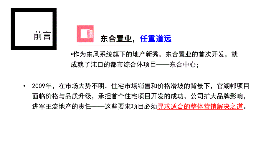 合生地产武汉东合置业官湖郡项目竞标提案_第3页