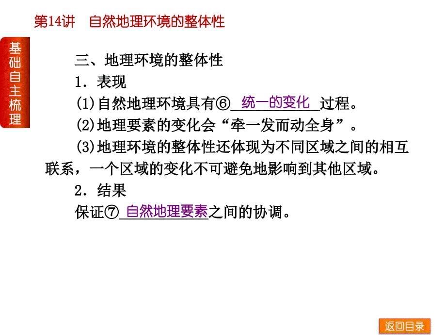 高三地理一轮复习课件第6章自然地理环境的整体性与差异性共84张PPT_第5页