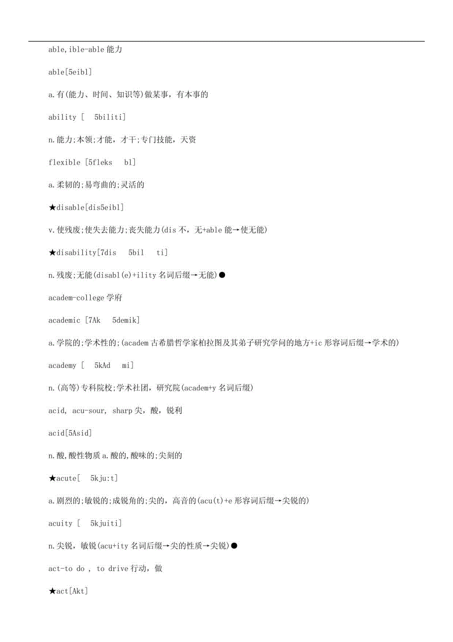 考研英语单词速记宝典_第1页