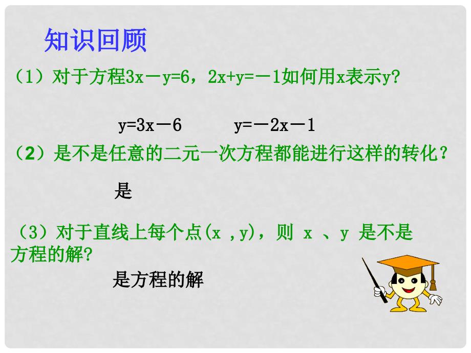 安徽省亳州市风华中学八年级数学上册《一次函数与二元一次方程组》课件 新人教版_第2页