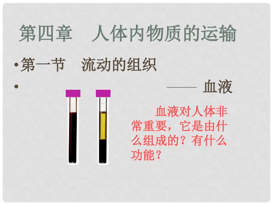 湖南省郴州市第八中学七年级生物下册 4.1 流动的组织血液课件 （新版）新人教版_第3页