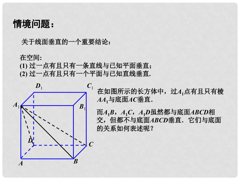 江苏省海头高级中学高中数学 1.2.3　直线与平面的位置关系课件（3） 新人教版必修2_第3页