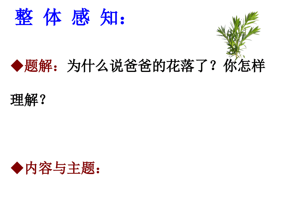 2爸爸的花儿落了_第2页