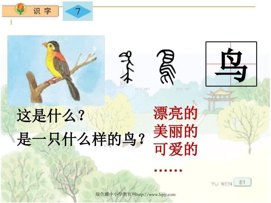 苏教版二年级上册语文《识字7》优质课课件PPT (2)_第5页