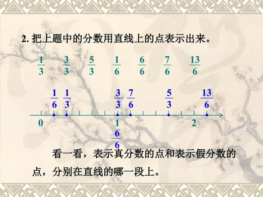 人教版五年级数学下册真分数和假分数ppt课件_第5页