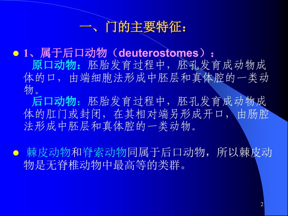 动物学11棘皮动物门_第2页