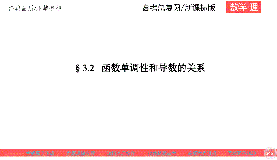 高考理科数学一轮总复习课标通用版课件：第3章 导数及其应用 32_第2页