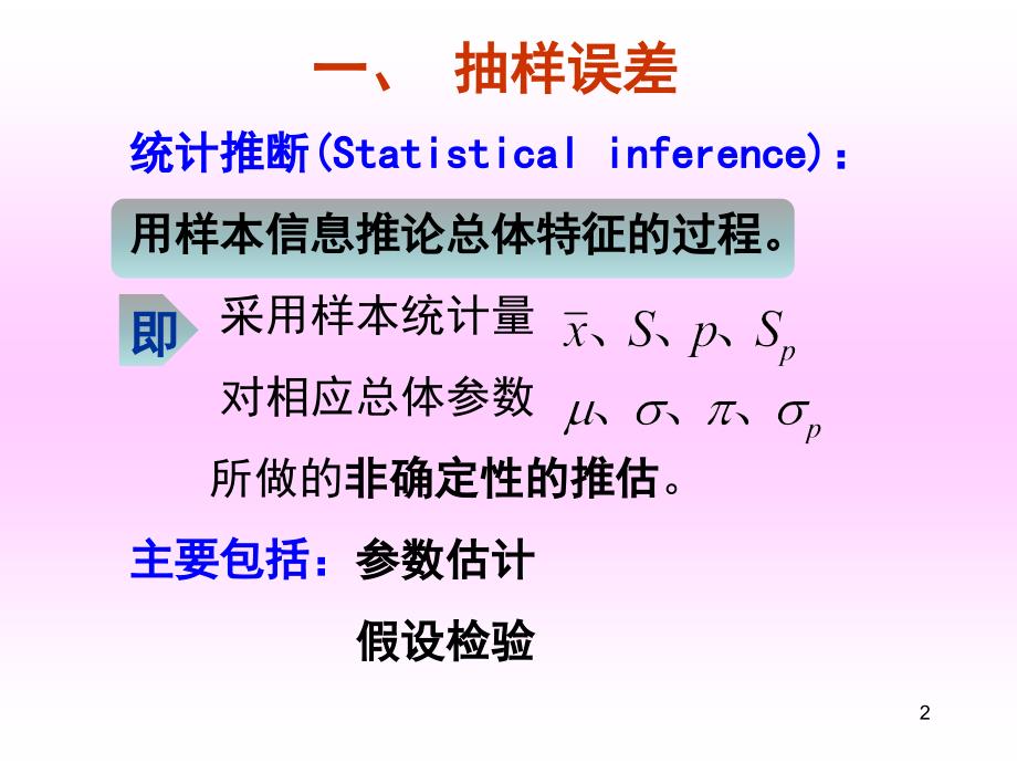 医学统计学课件：均数的抽样误差与总体均数估计_第2页