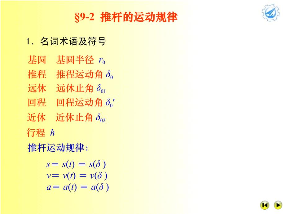 机械原理完整版CH09凸轮机构及其设计课件_第4页