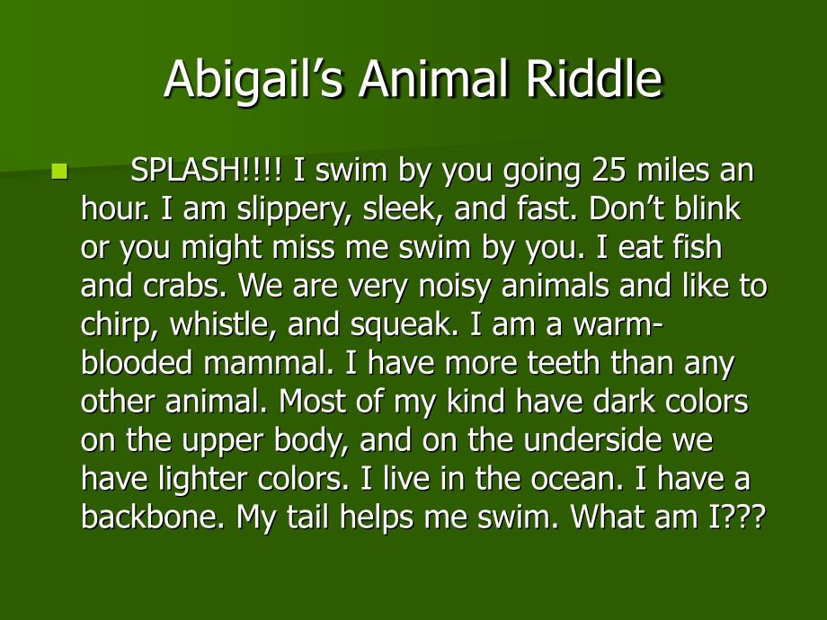 Animal Riddles_第2页