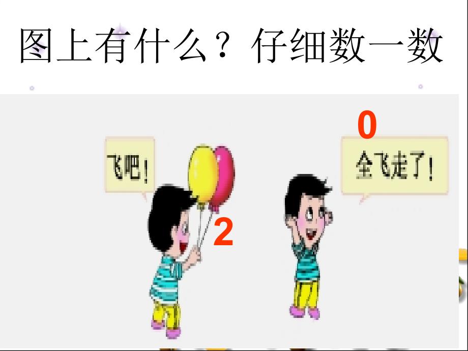 一年级数学上册 第一单元 10以内数的认识和加减法（一）《0的认识》课件 西师大版_第4页