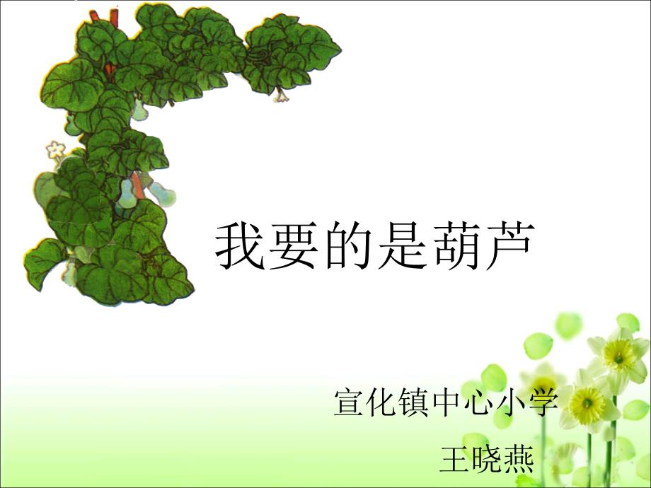 《我要的是葫芦》课件.ppt_第1页