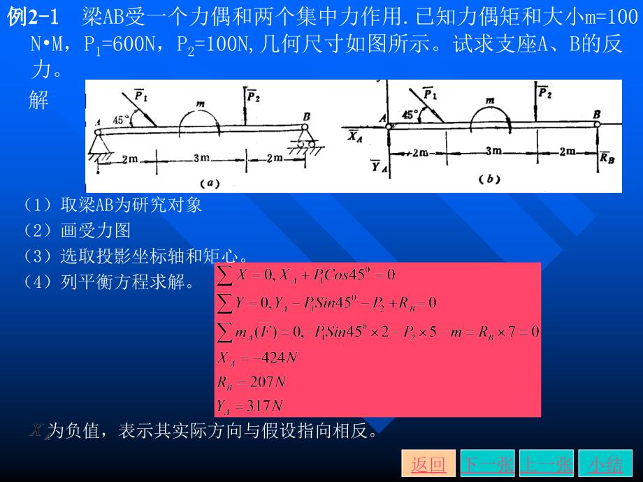 平面力系的简化和平衡_第4页