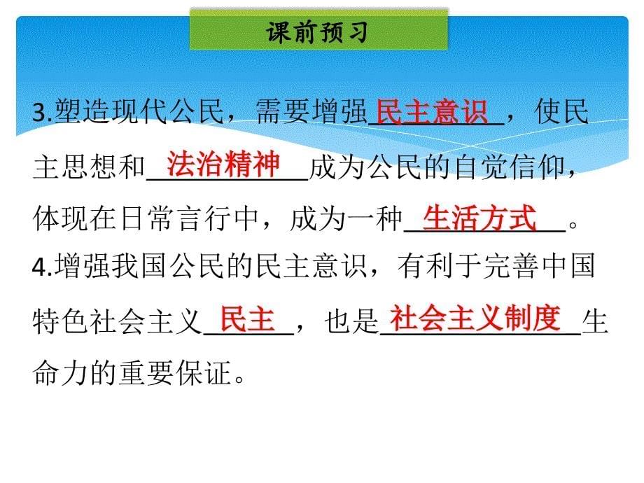 2018学年九年级道德与法治-第二单元民主与法治第三课追求民主价值第2框参与民主生活课件_第5页