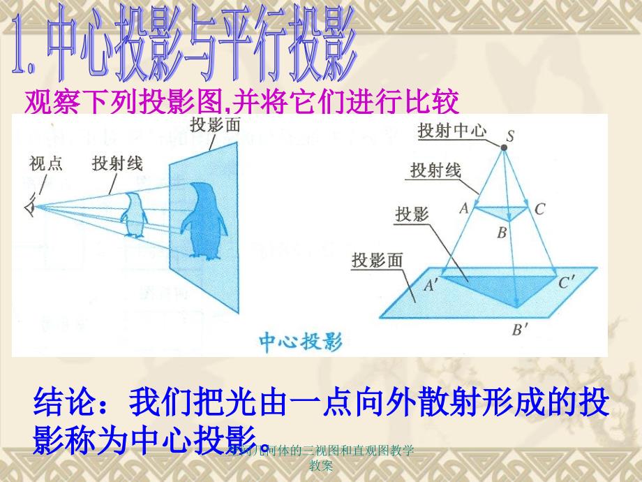 空间几何体的三视图和直观图教学教案课件_第3页