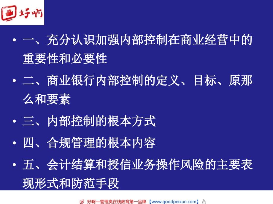 好啊网：商业银行内部控制与合规风险管理_第2页