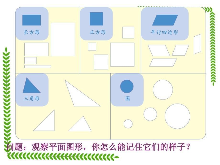 一年级数学下册认识图形二课件_第5页