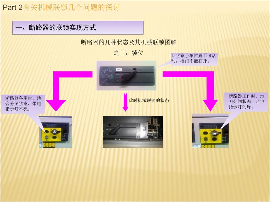 开关柜的机械及电气联锁培训资料_第4页