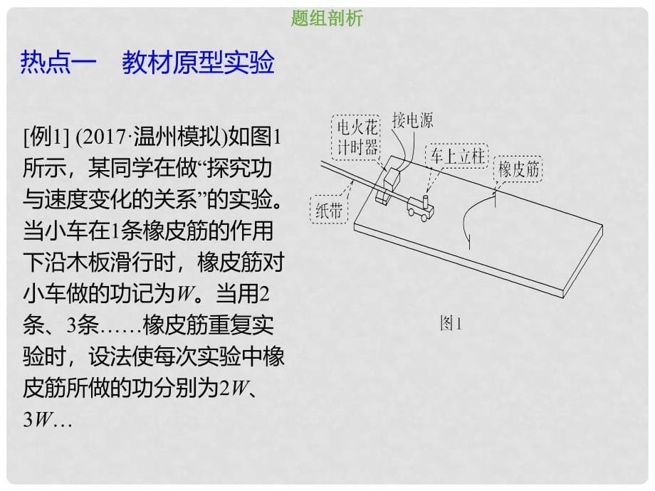 高考物理总复习 第五章 机械能 551 实验五 探究动能定理课件_第5页