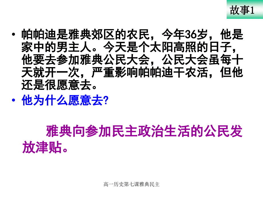 高一历史第七课雅典民主课件_第3页