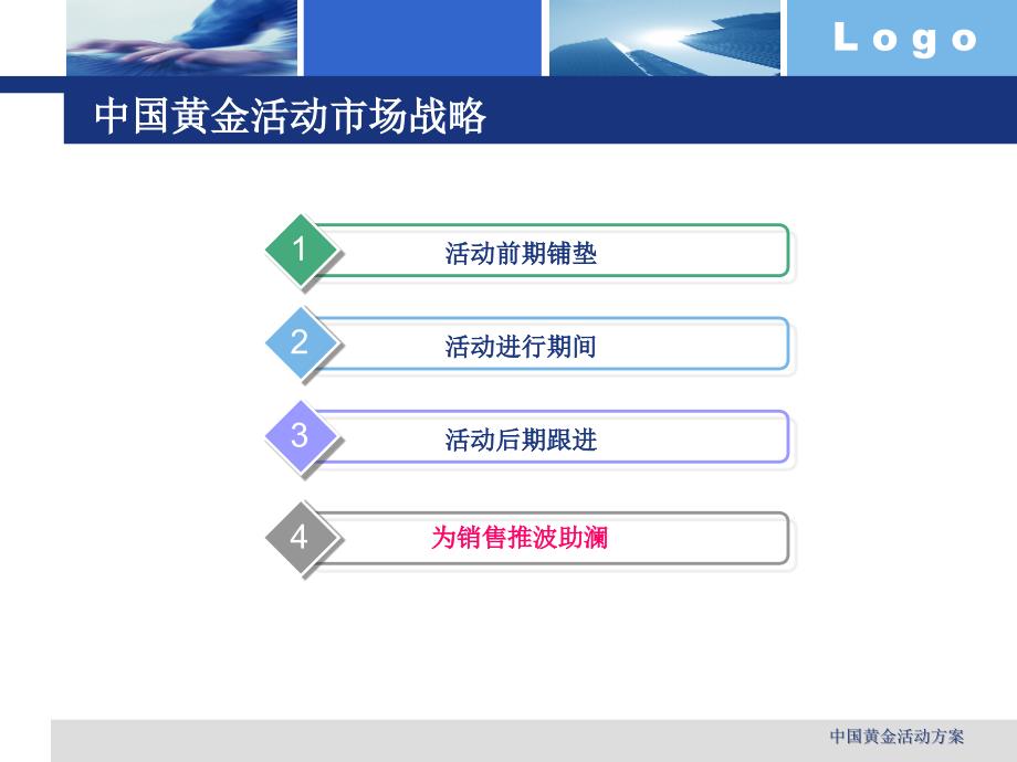 中国黄金活动方案课件_第2页