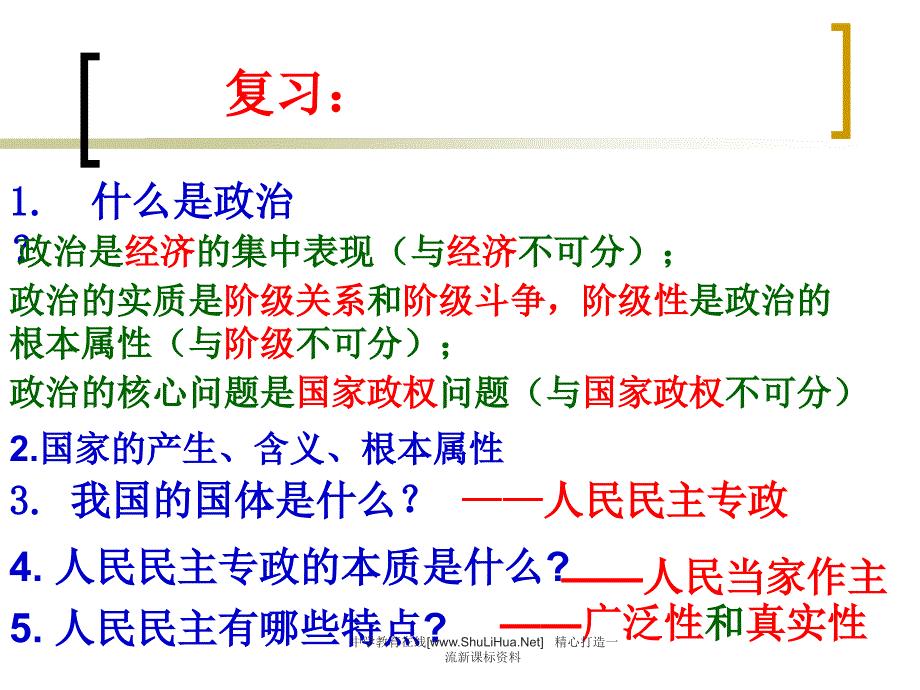 高一政治政治生活：崇尚民主与法制_第2页