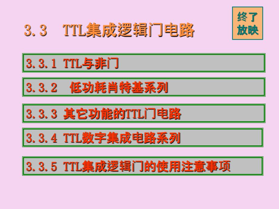 实验二TTL与非门的参数和特性测试ppt课件_第1页