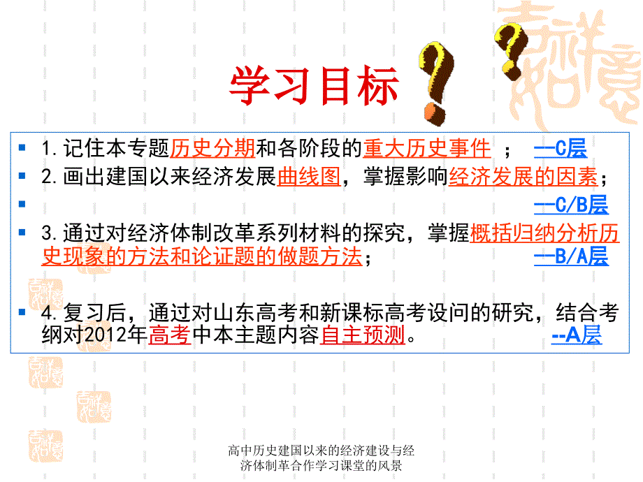 高中历史建国以来的经济建设与经济体制革合作学习课堂的风景课件_第2页