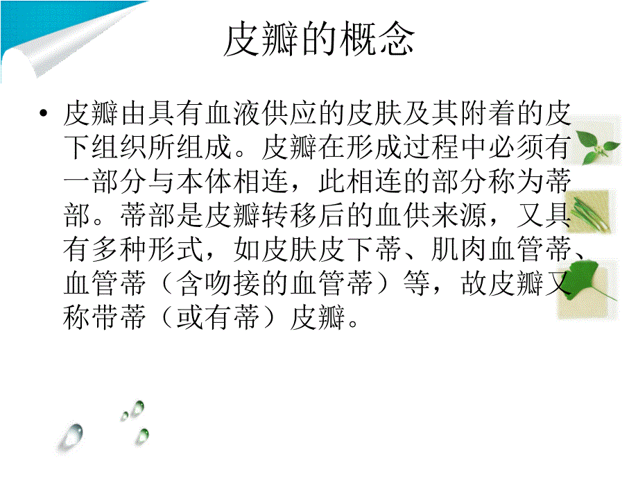 皮瓣的观察与护理_第3页