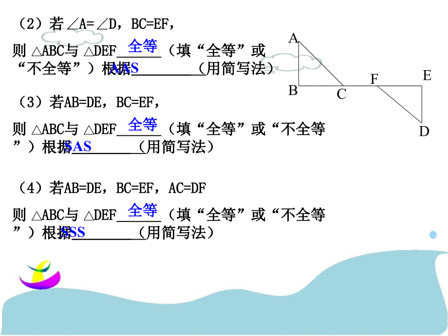 新人教版八上 13.2.4 探直角三角形全等的条件 课件_第3页