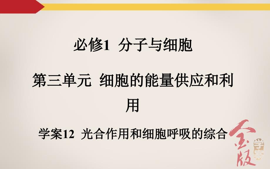 案12光合作用和细胞呼吸的综合.ppt_第2页