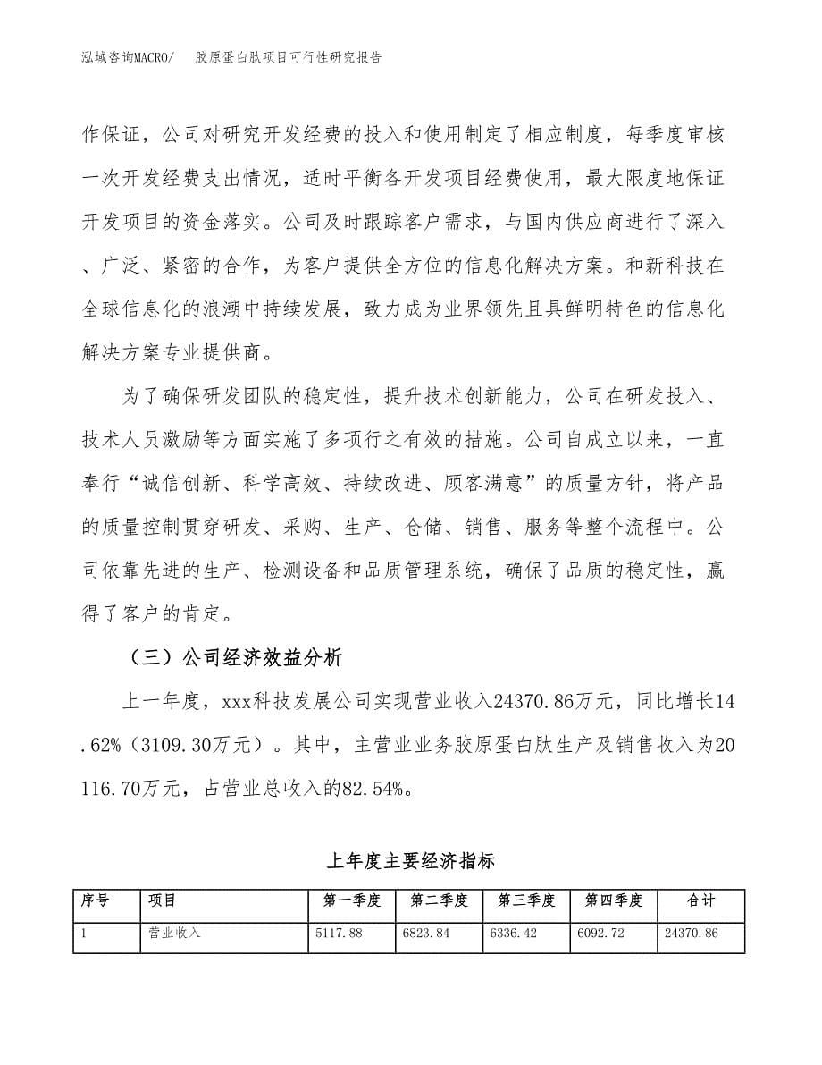 2020年胶原蛋白肽项目可行性研究报告_第5页