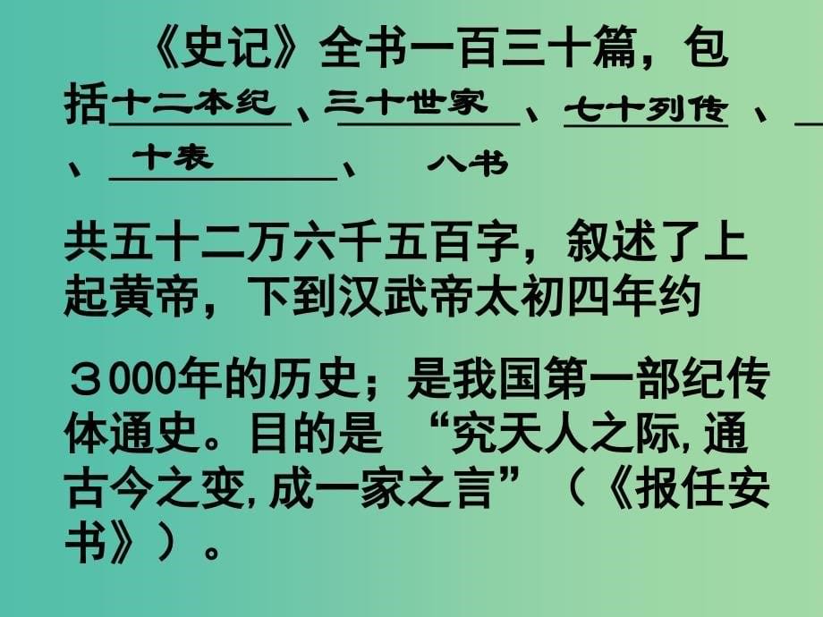 高中语文《鸿门宴》课件 苏教版必修3.ppt_第5页