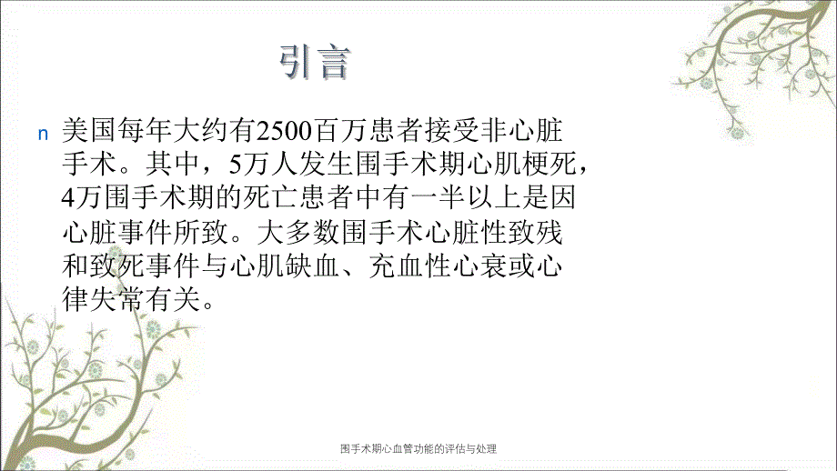 围手术期心血管功能的评估与处理课件_第2页