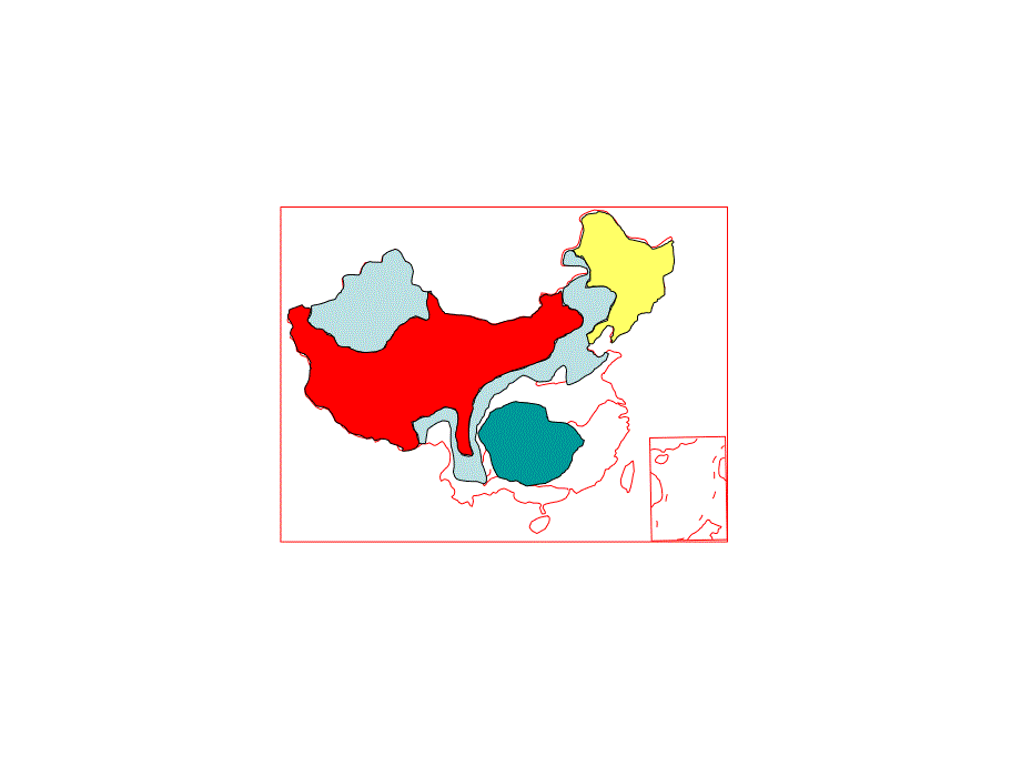 中国空白地图_第4页