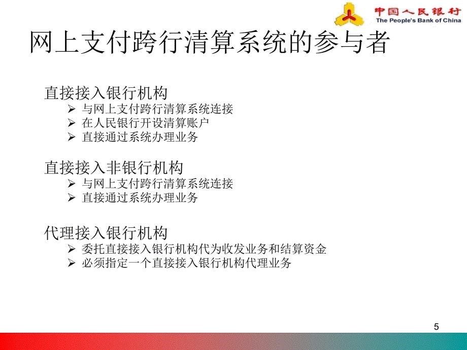 网上支付跨行清算系统业务培训_第5页