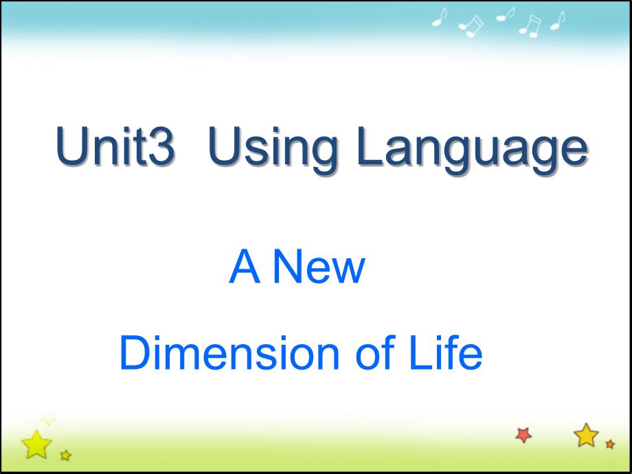 英语教学课件Unit3Using LanguagePPT_第1页