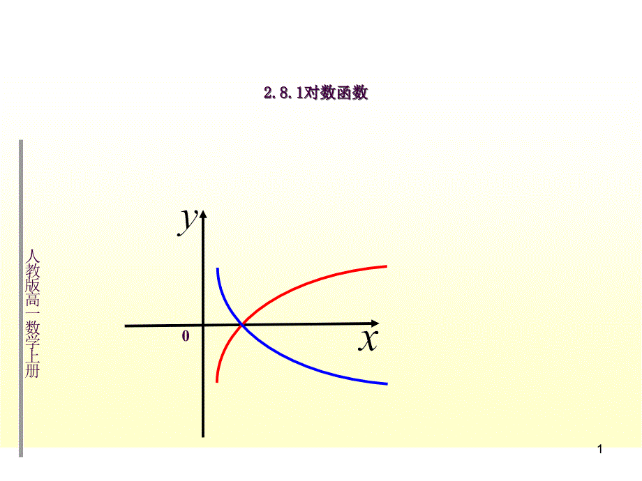 对数函数说课稿ppt课件_第1页