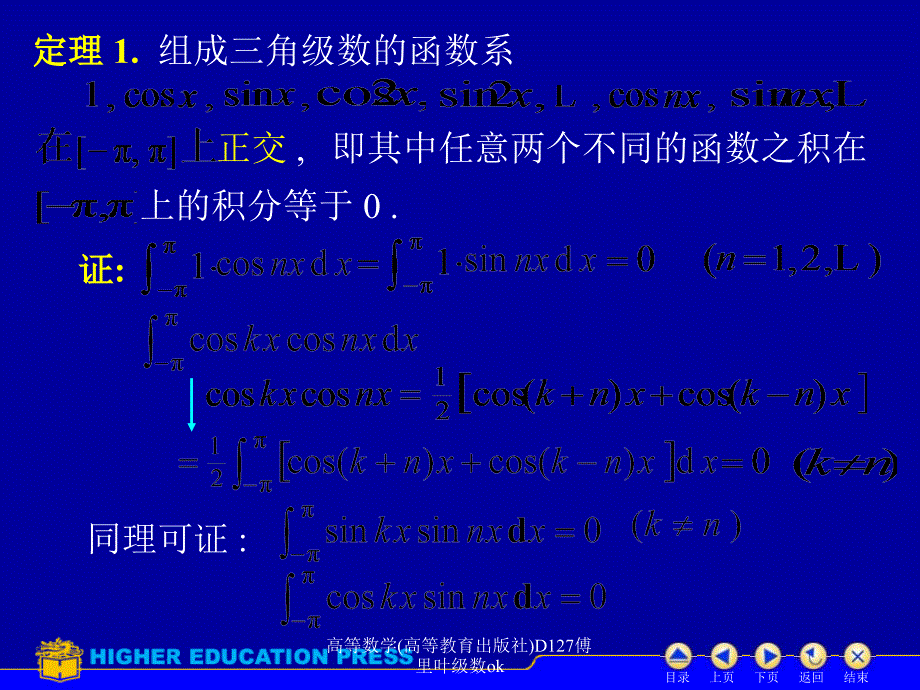 高等数学(高等教育出版社)D127傅里叶级数ok课件_第3页