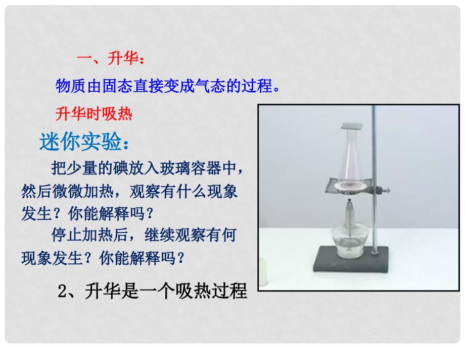 九年级物理全册 第十二章 第四节 升华与凝华教学课件 （新版）沪科版_第3页