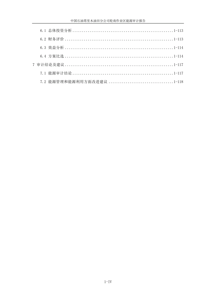 5、轮南作业区能源审计报告(轮南作业区)_第4页