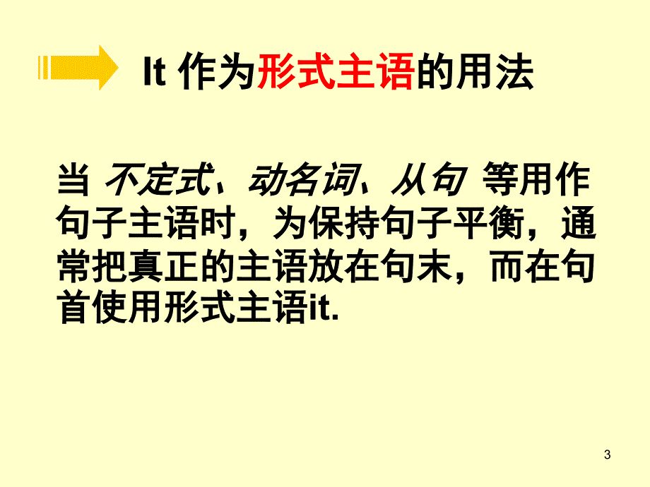 It做形式主语讲解课堂PPT_第3页