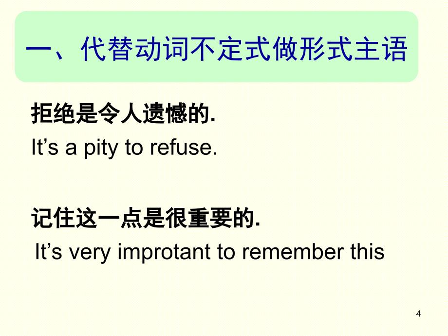 It做形式主语讲解课堂PPT_第4页