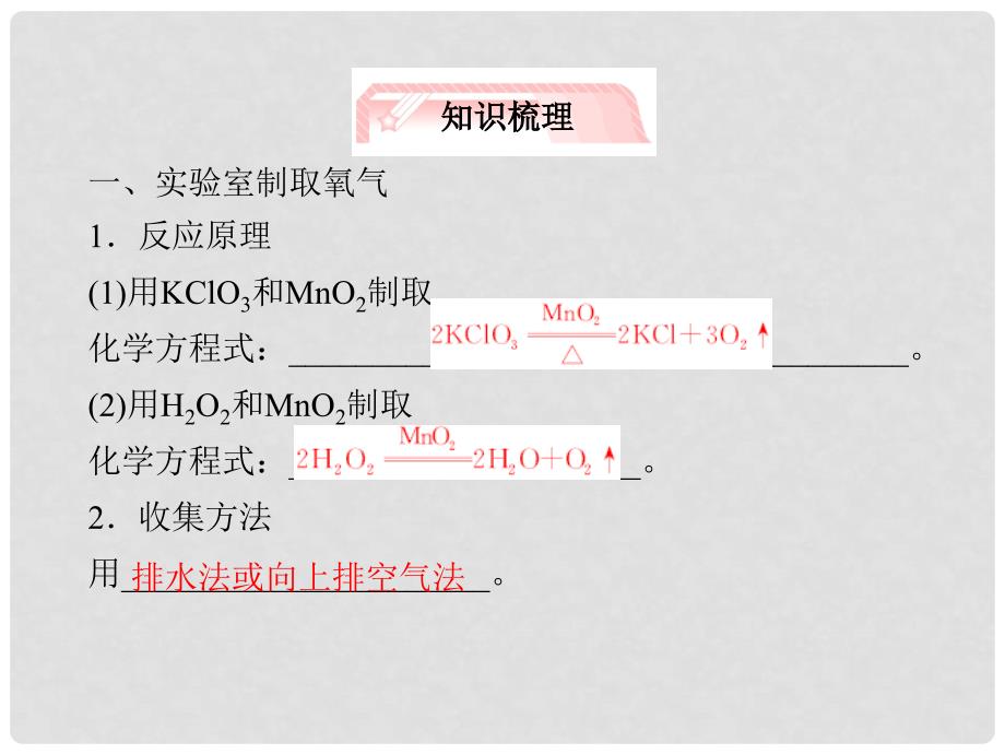 高考化学一轮复习 第11章 第3节 常见气体的制备知识研习课件 新人教版_第3页